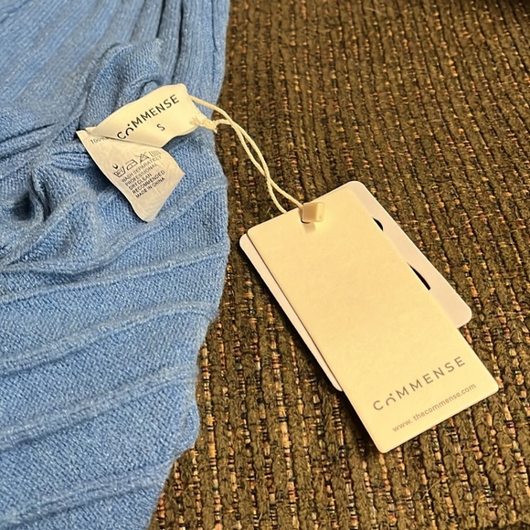 Common sense long sleeve sweater dress with slit on side - Picture 2 of 2